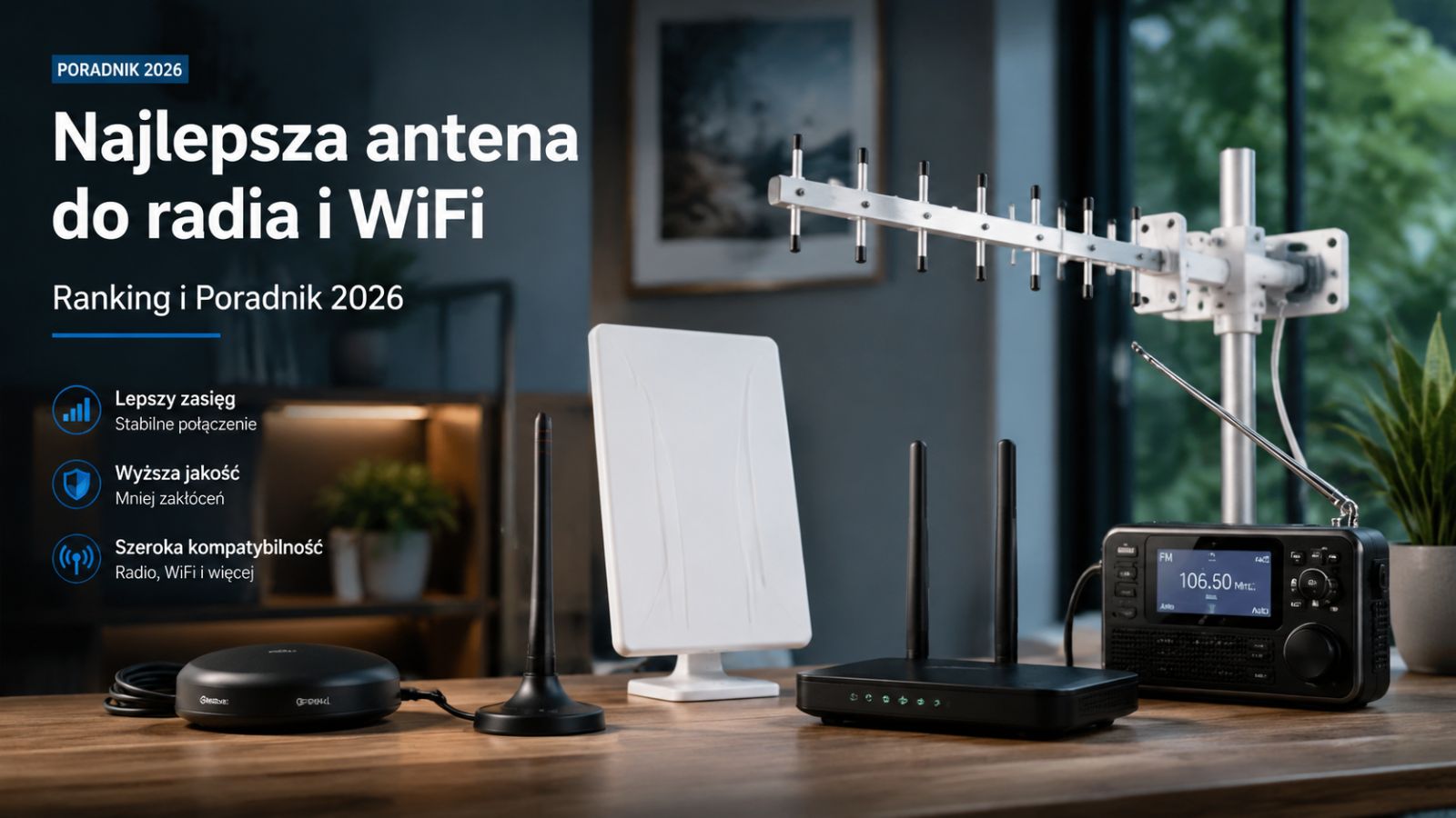 Najlepsza antena do radia i WiFi – Ranking i Poradnik 2026
