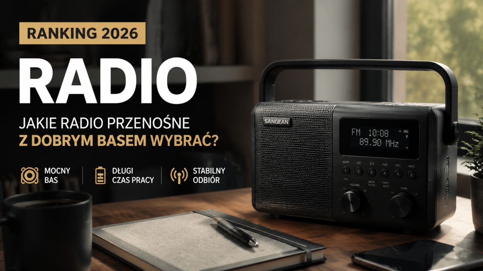 Ranking radio 2026 – Jakie radio przenośne z dobrym basem wybrać?