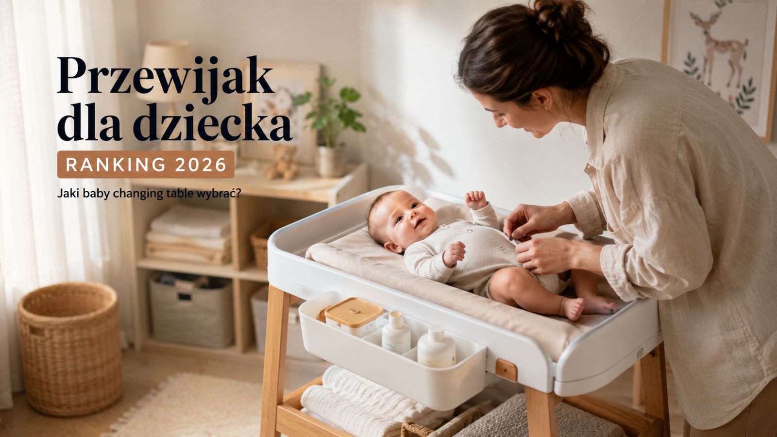 Przewijak dla dziecka – Ranking 2026. Jaki baby changing table wybrać?