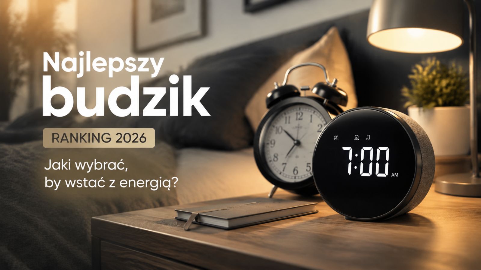 Najlepszy budzik – ranking 2026. Jaki wybrać, by wstać z energią?