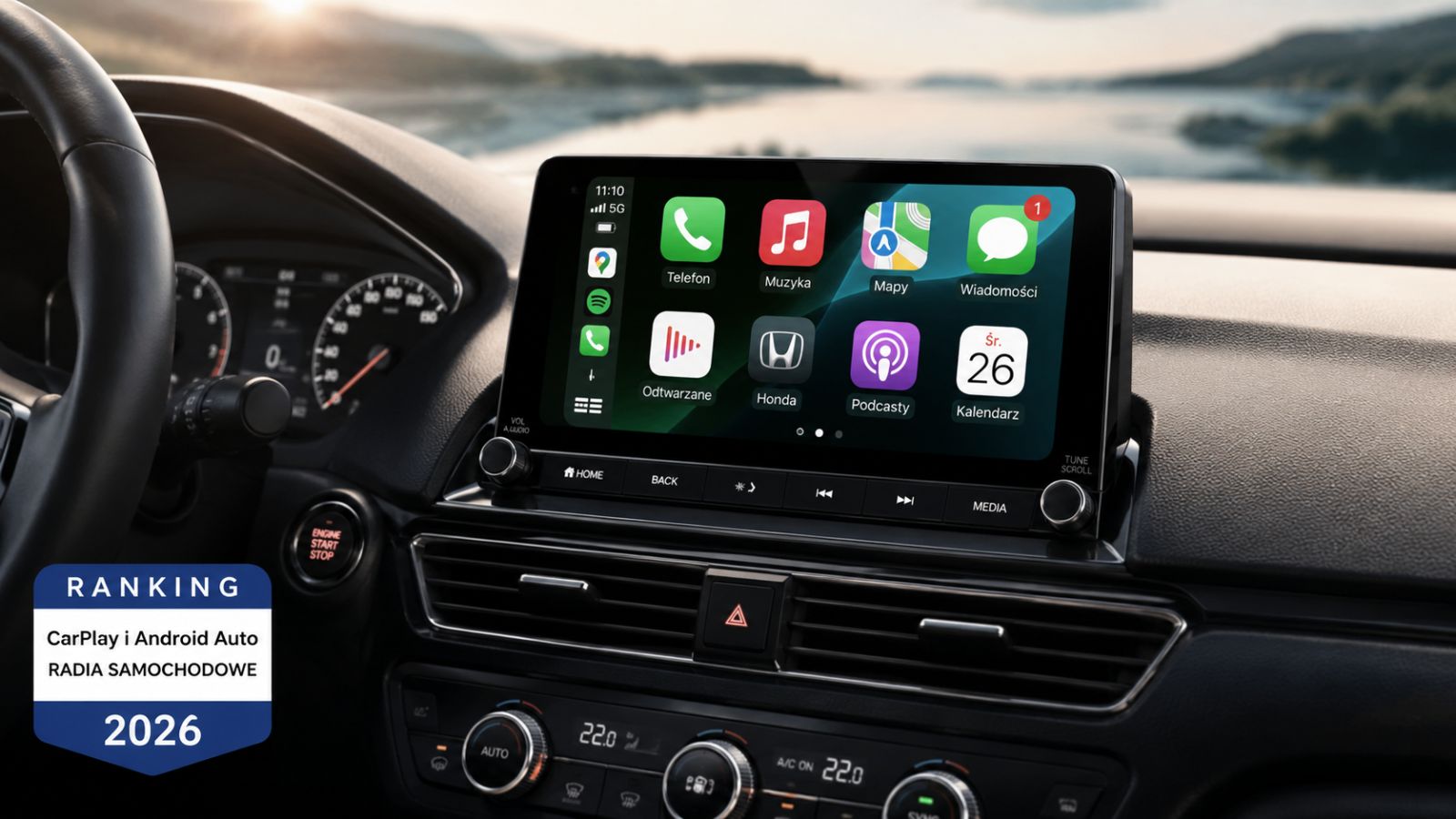 Radio samochodowe CarPlay i Android Auto – Ranking 2026