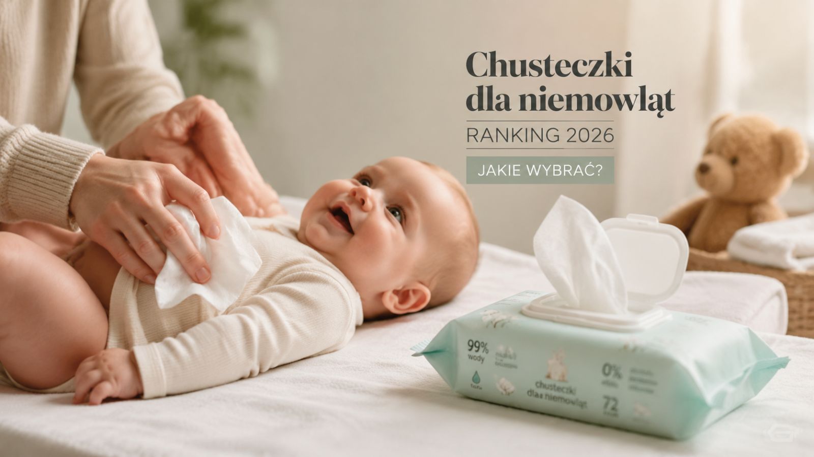 Chusteczki dla niemowląt – ranking 2026. Jakie wybrać?