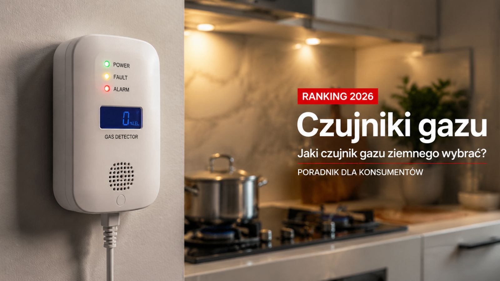 Ranking czujników gazu 2026 – Jaki czujnik gazu ziemnego wybrać?