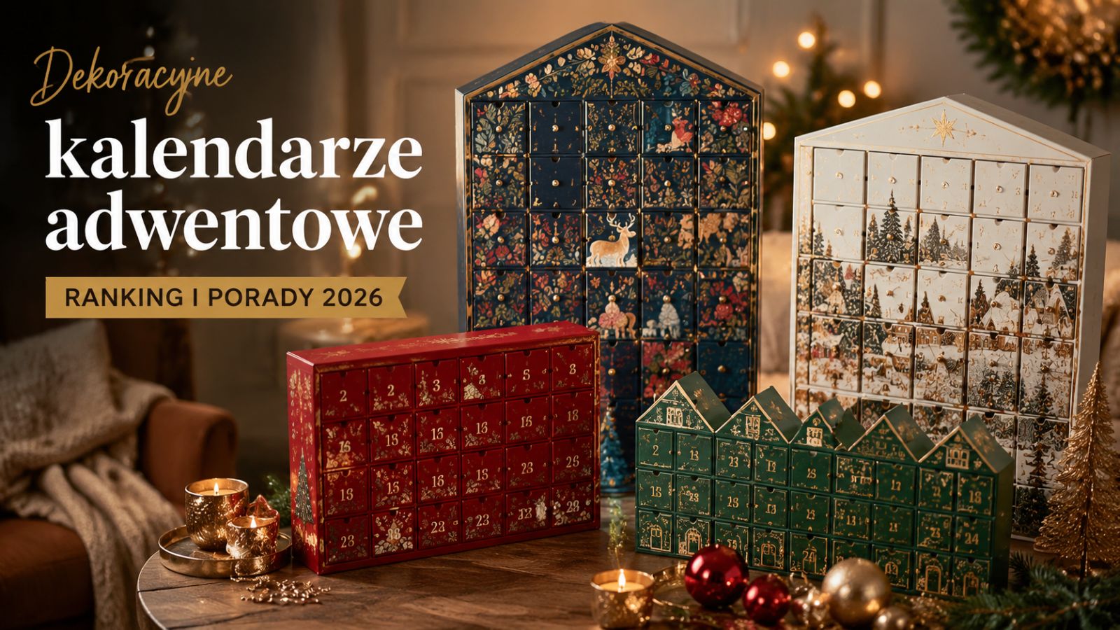 Dekoracyjne kalendarze adwentowe – ranking i porady 2026