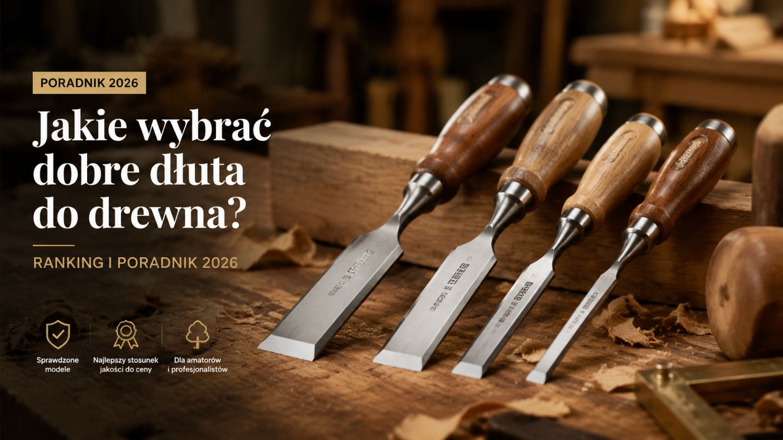 Jakie wybrać dobre dłuta do drewna? Ranking i poradnik 2026