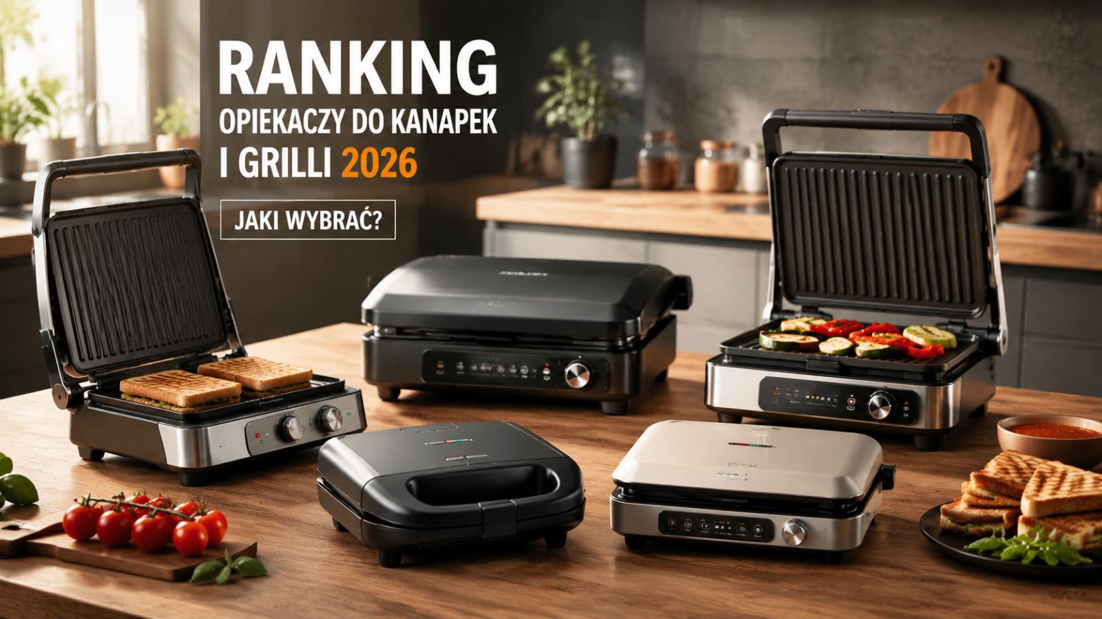 Ranking opiekaczy do kanapek i grilli 2026 – jaki wybrać?