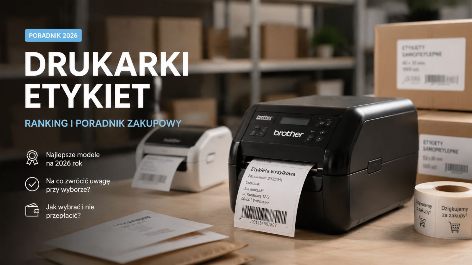 Najlepsza drukarka etykiet 2026 – Ranking i poradnik zakupowy