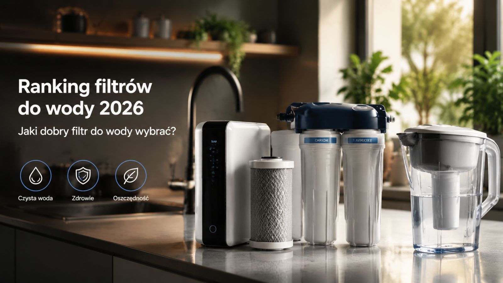 Ranking filtrów do wody 2026 – jaki dobry filtr do wody wybrać?