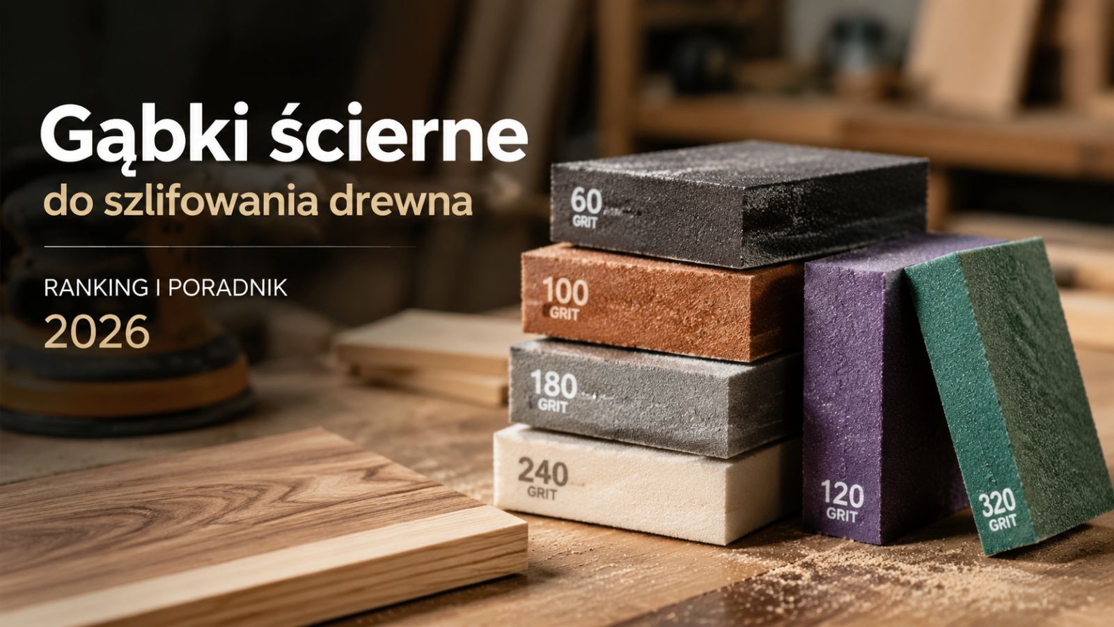 Gąbki ścierne do szlifowania drewna – ranking i poradnik 2026