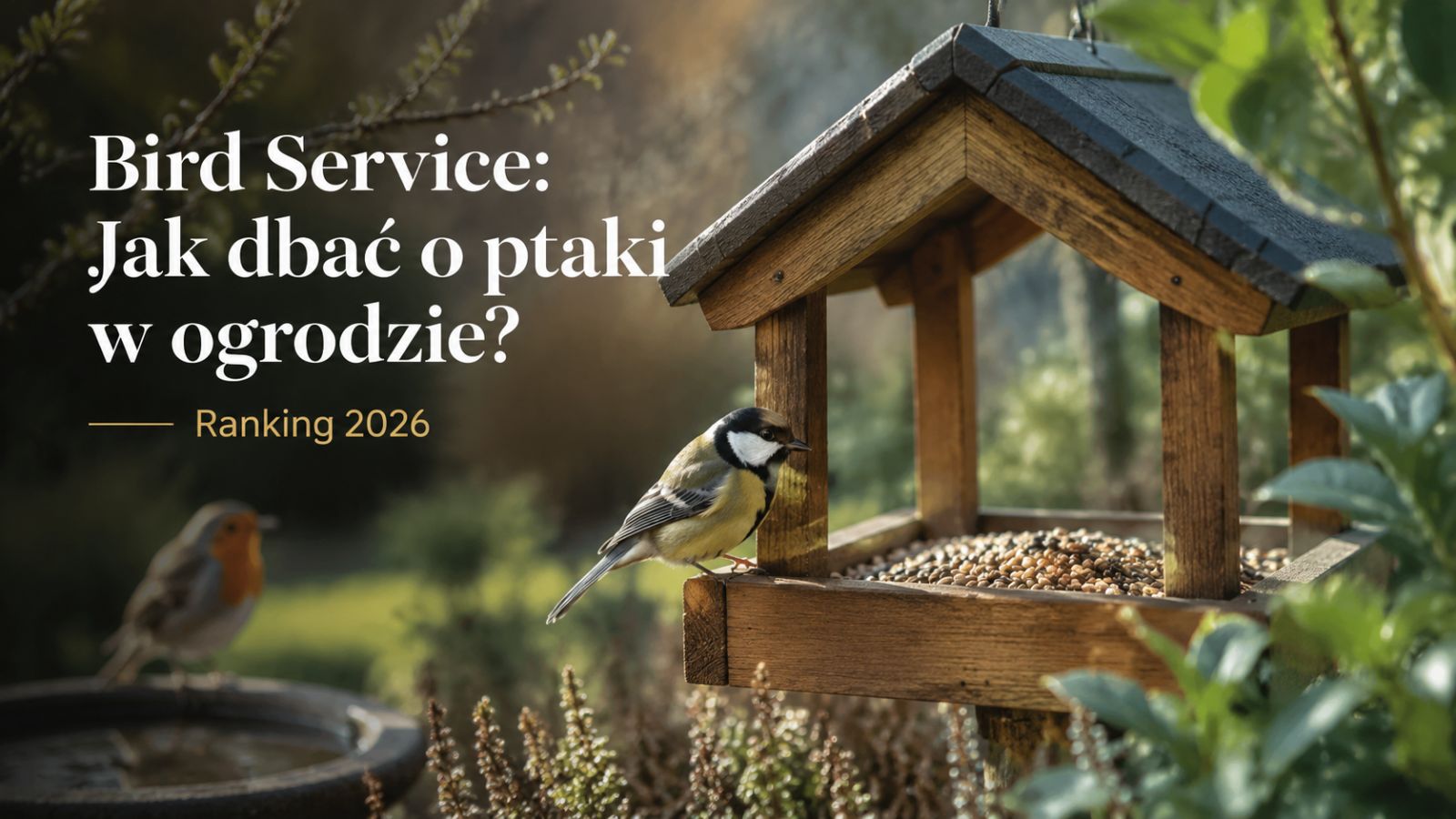 Bird Service: Jak dbać o ptaki w ogrodzie? Ranking 2026