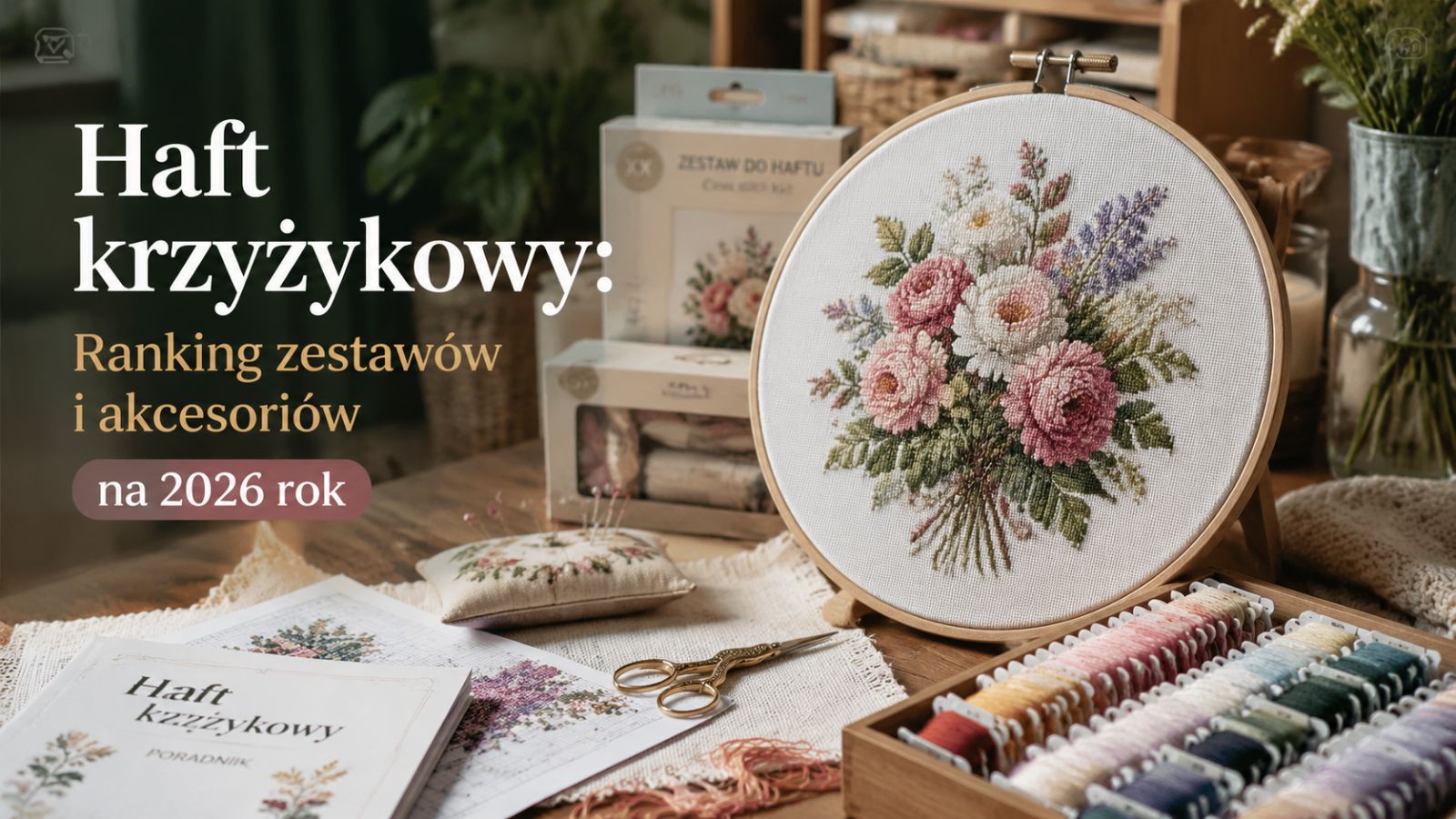 Haft krzyżykowy: Ranking zestawów i akcesoriów na 2026 rok