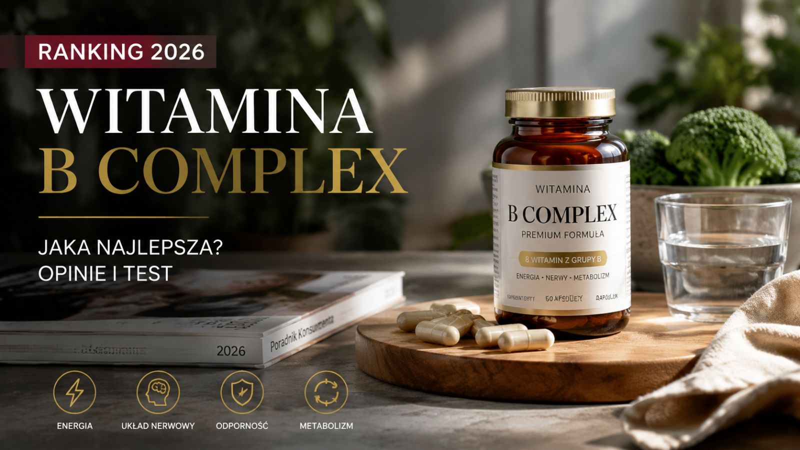 Witamina B Complex: Ranking 2026 – Jaka najlepsza? Opinie i test