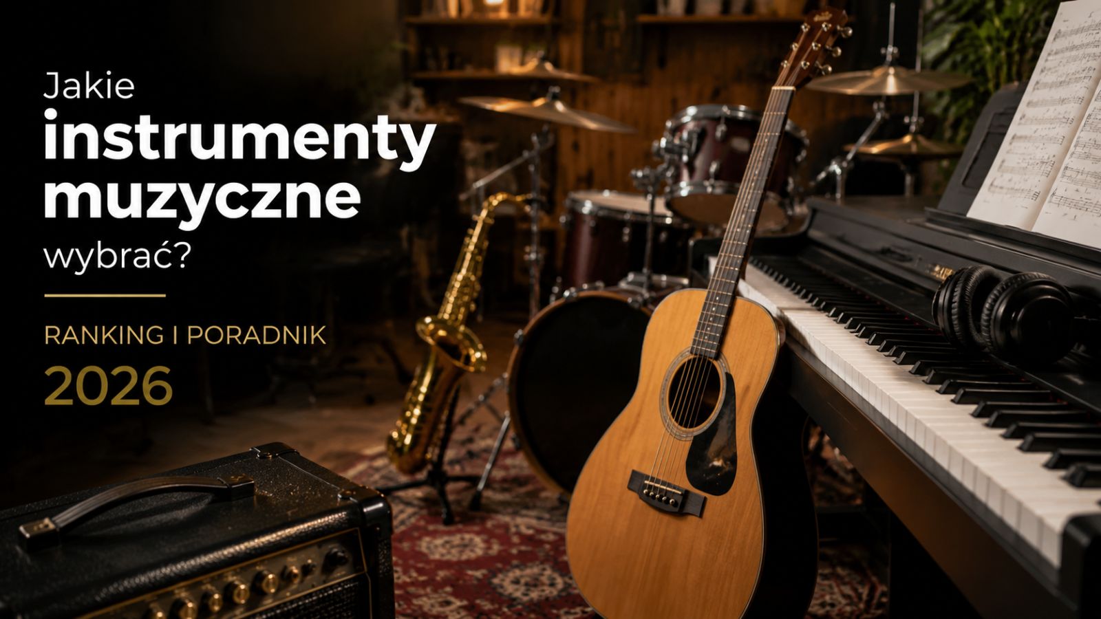 Jakie instrumenty muzyczne wybrać? Ranking i poradnik 2026