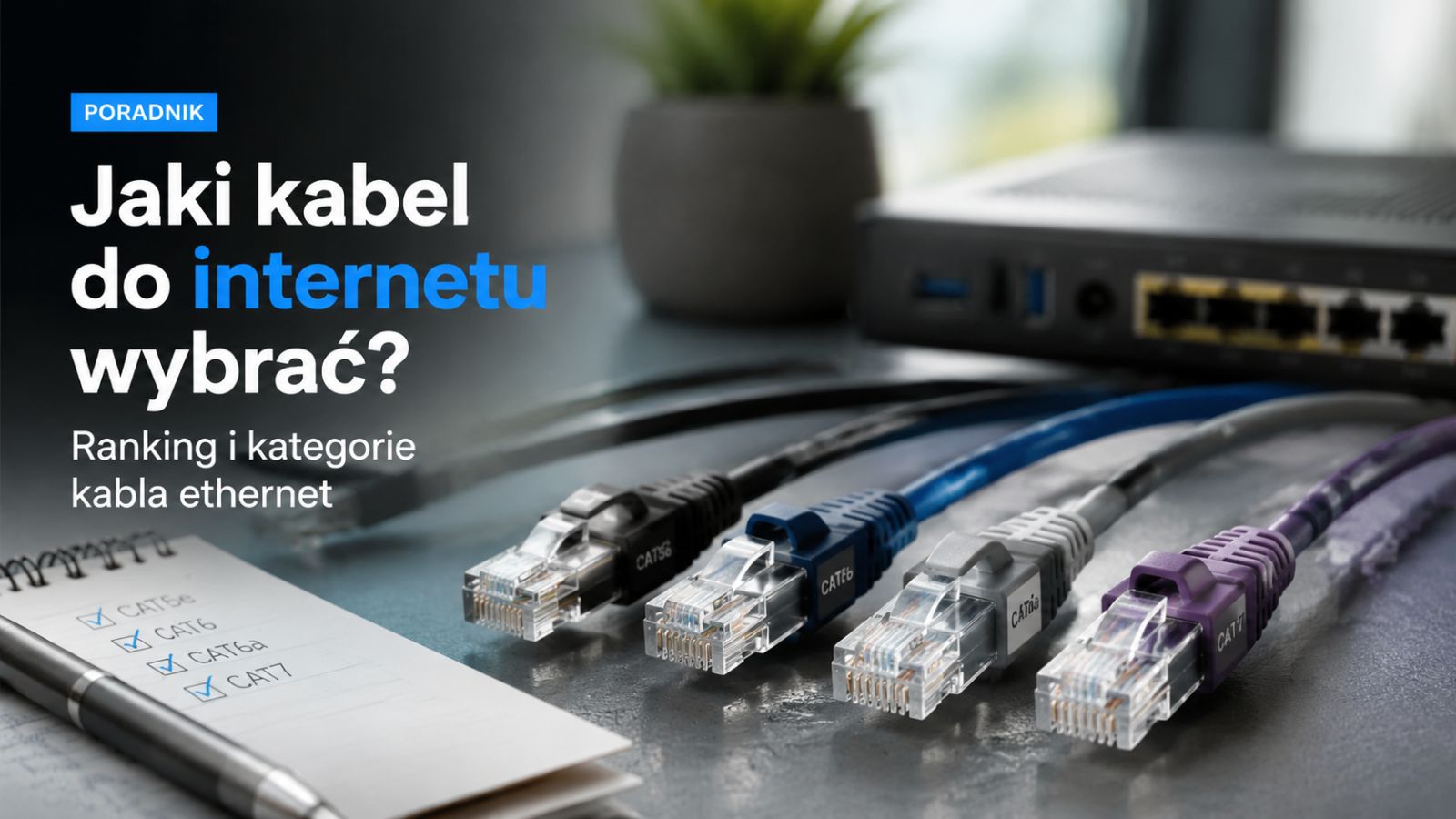 Jaki kabel do internetu wybrać? Ranking i kategorie kabla ethernet