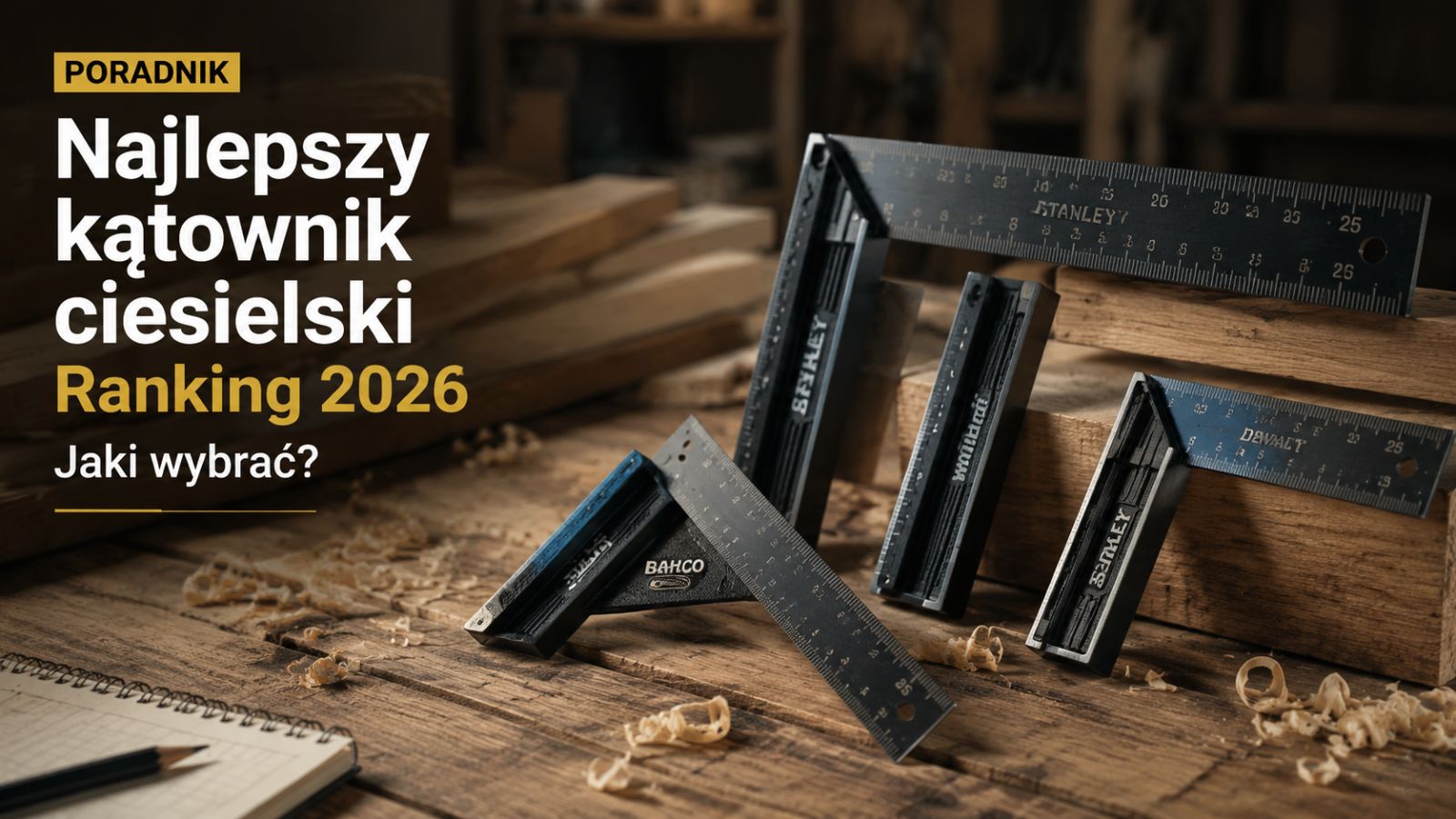 Najlepszy kątownik ciesielski – Ranking 2026. Jaki wybrać?