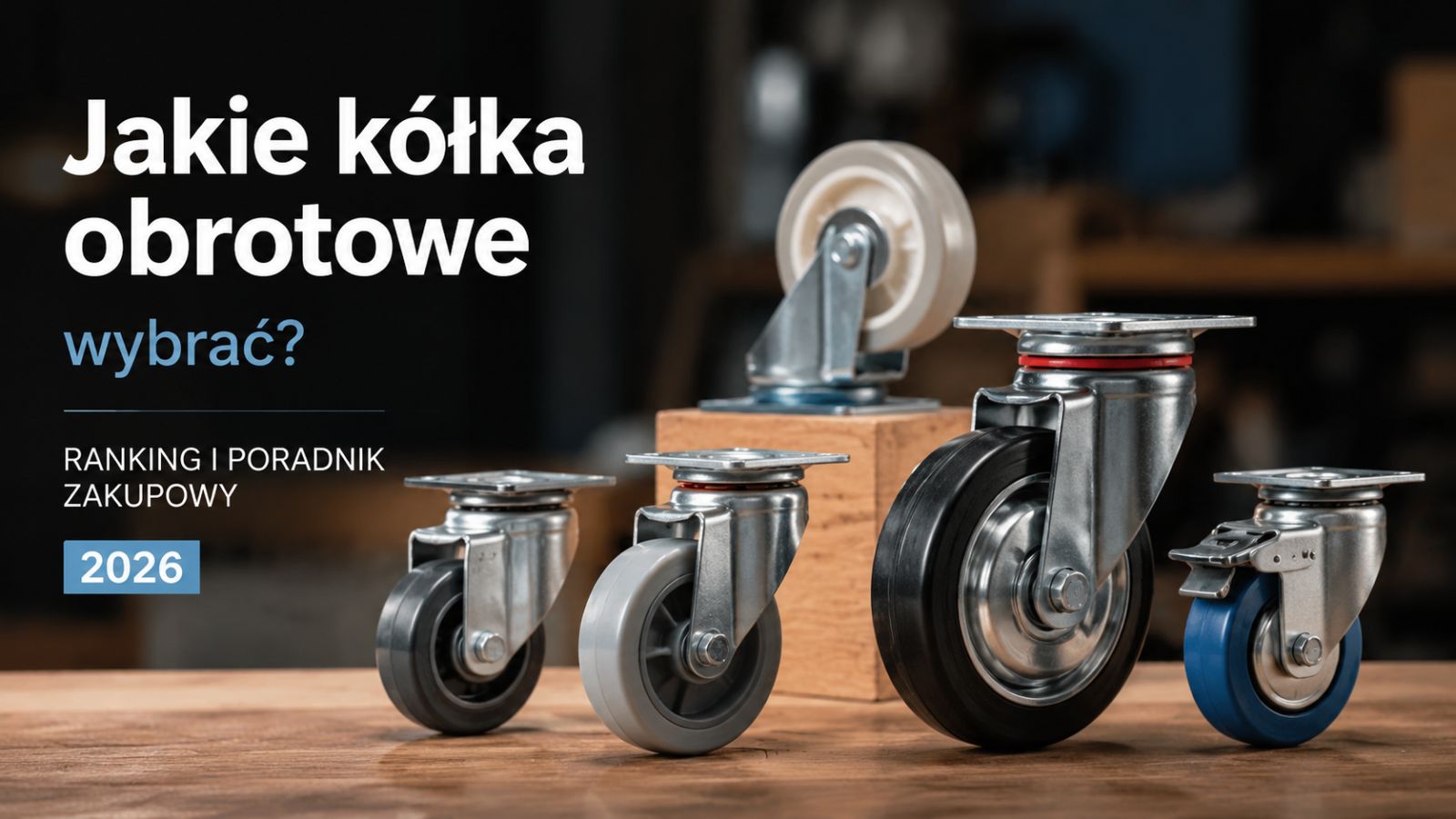 Jakie kółka obrotowe wybrać? Ranking i poradnik zakupowy 2026