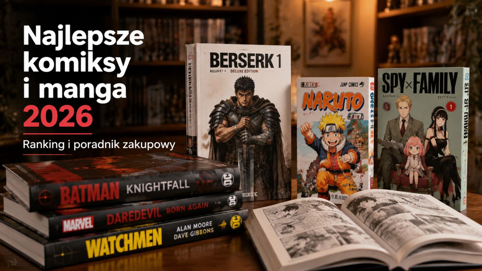 Najlepsze komiksy i manga 2026 – Ranking i poradnik zakupowy