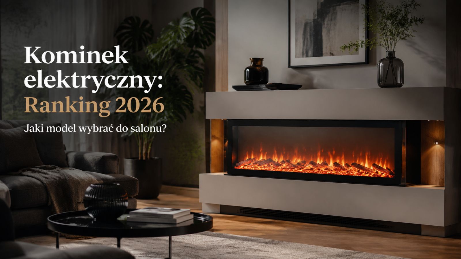 Kominek elektryczny: Ranking 2026. Jaki model wybrać do salonu?