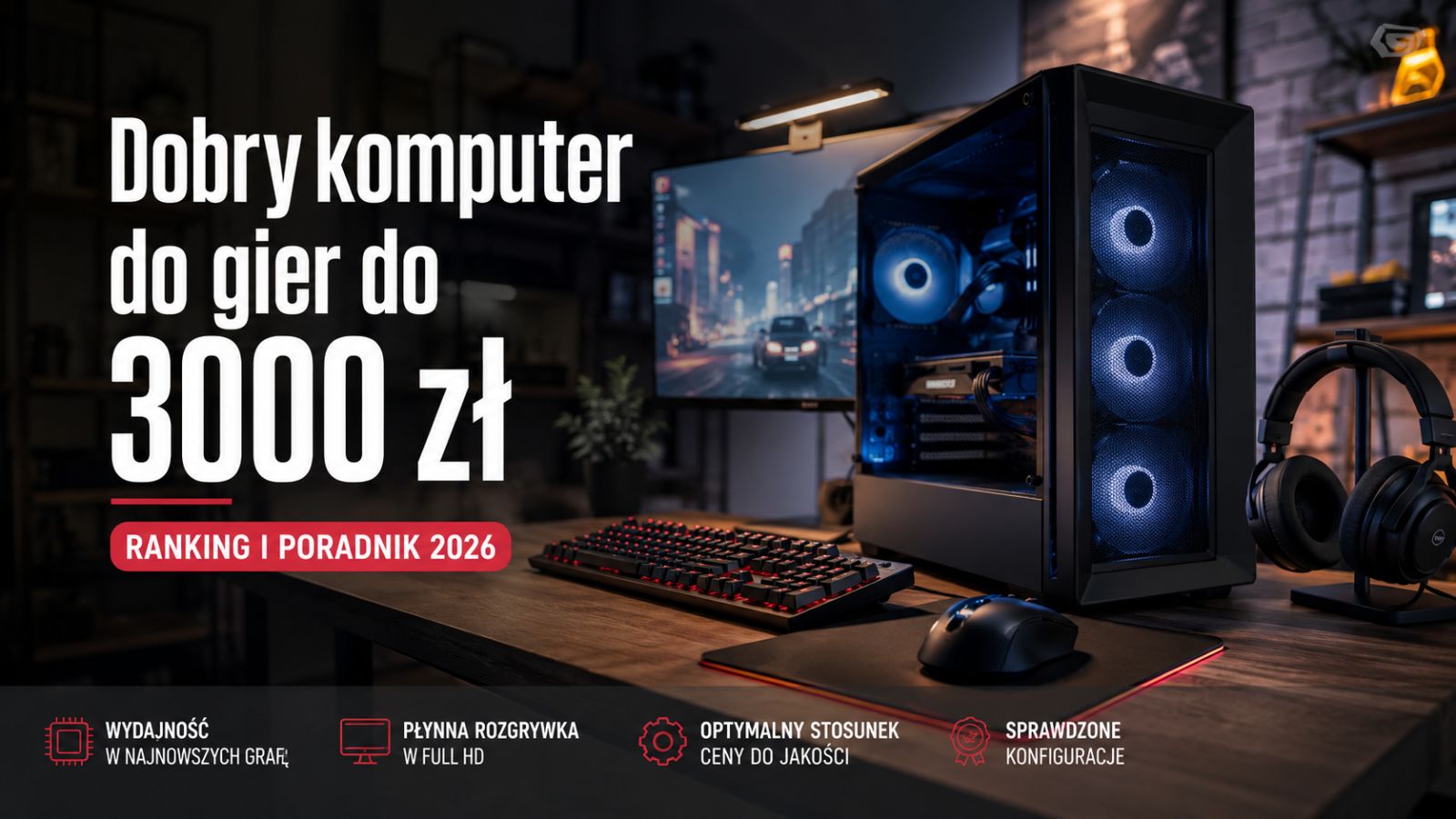 Dobry komputer do gier do 3000 zł – Ranking i Poradnik 2026