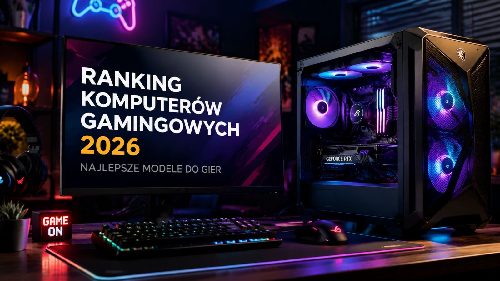Ranking komputerów gamingowych 2026 – najlepsze modele do gier