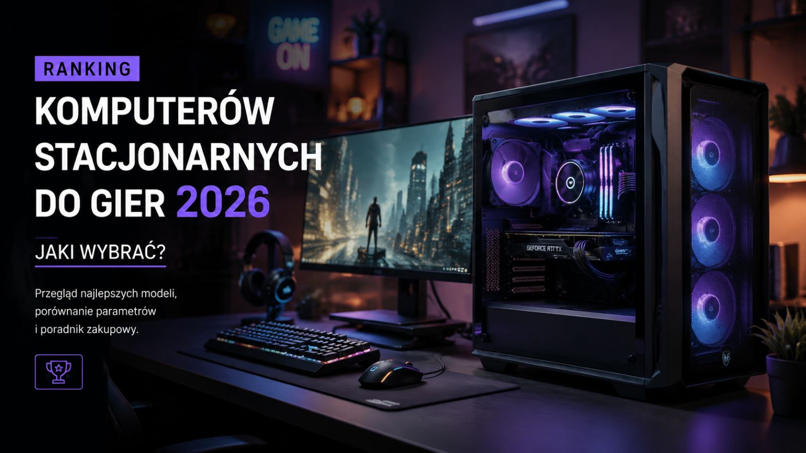 Ranking komputerów stacjonarnych do gier 2026 – jaki wybrać?