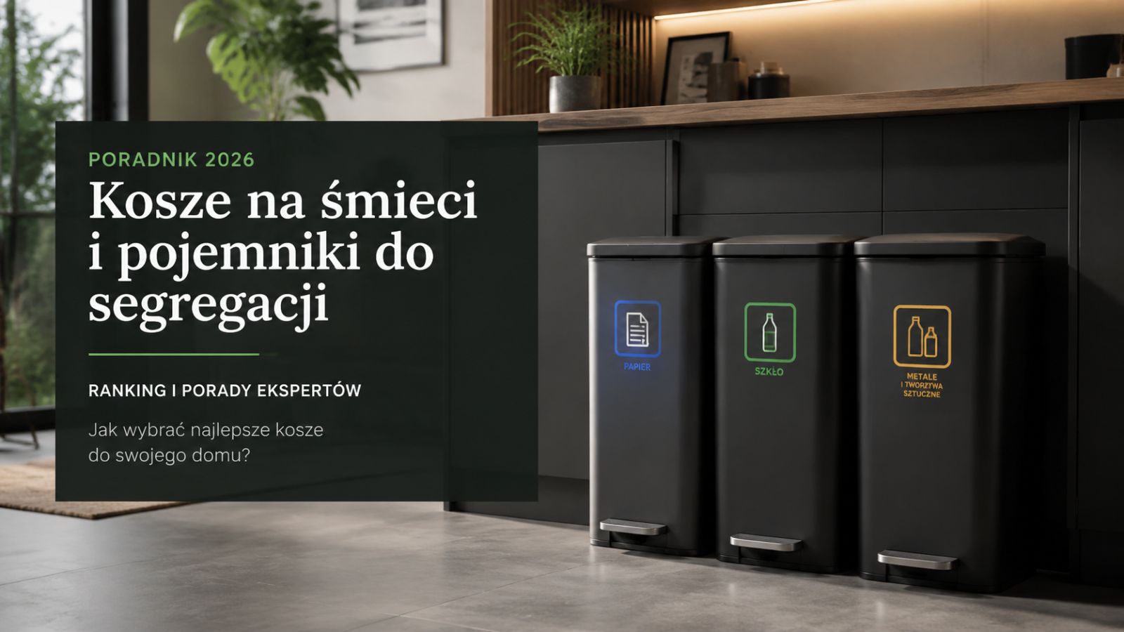 Nowoczesne kosze na śmieci do domu – ranking i poradnik 2026