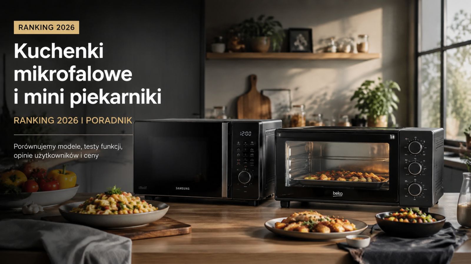 Kuchenki mikrofalowe i mini piekarniki – ranking 2026 i poradnik