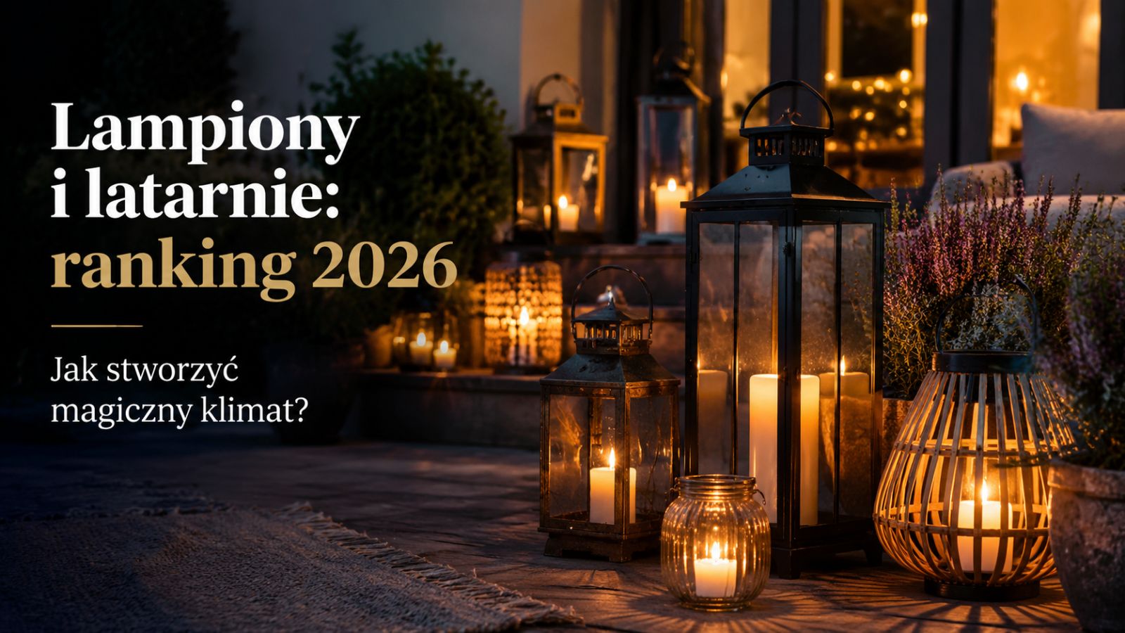 Lampiony i latarnie: ranking 2026. Jak stworzyć magiczny klimat?