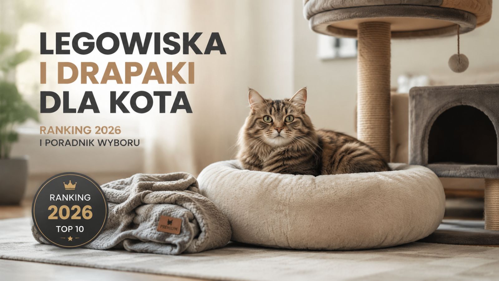 Legowiska i drapaki dla kota – ranking 2026 i poradnik wyboru