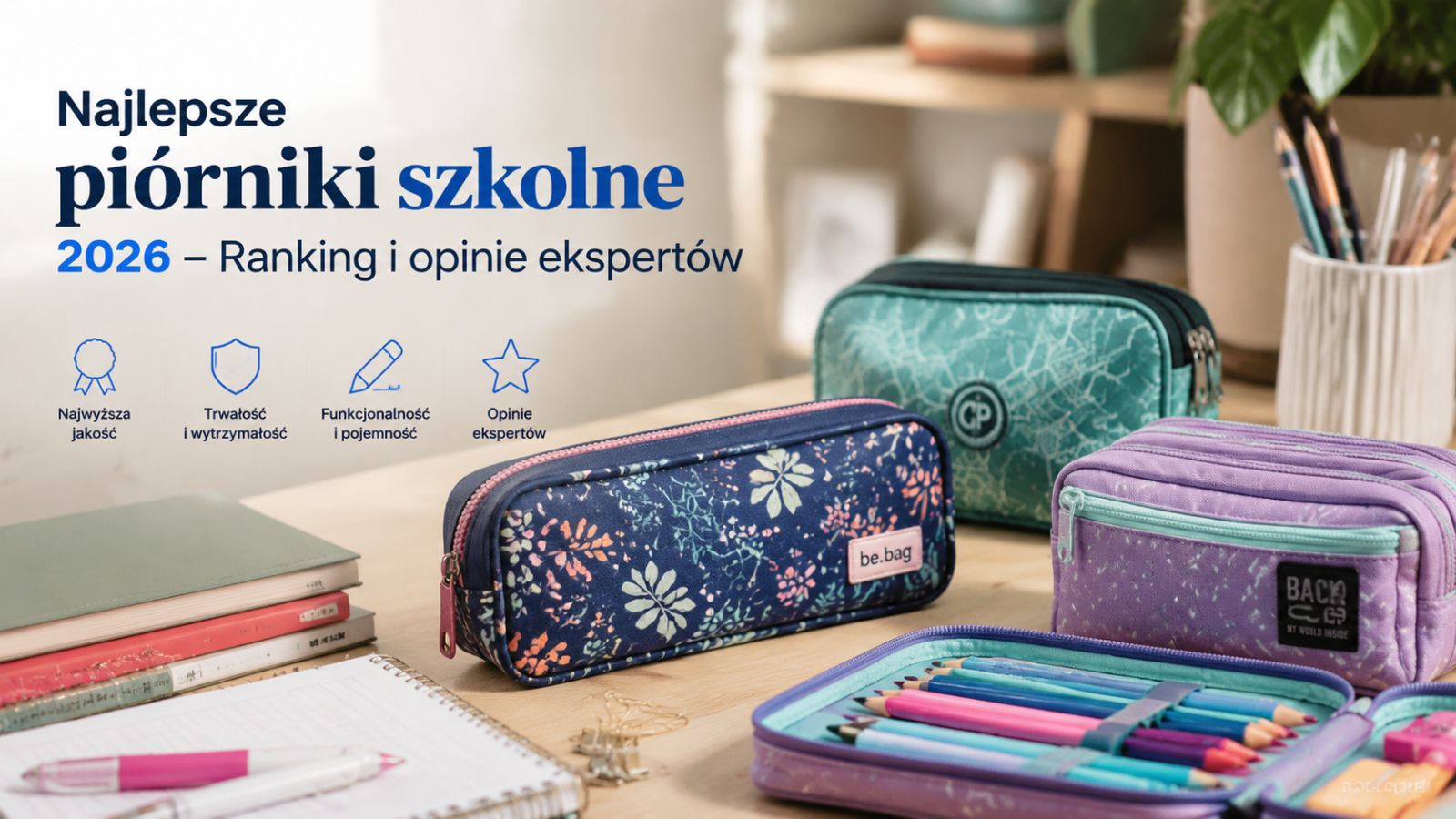 Najlepsze piórniki szkolne 2026 – Ranking i opinie ekspertów