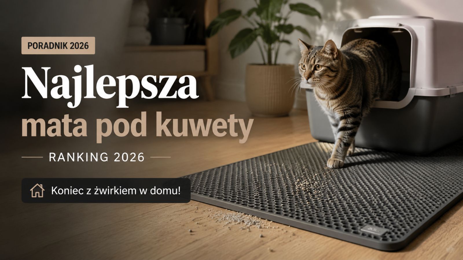 Najlepsza mata pod kuwety – Ranking 2026. Koniec z żwirkiem w domu!
