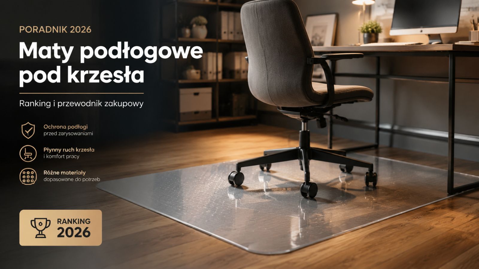 Mata zabezpieczająca podłogę pod krzesło – ranking 2026