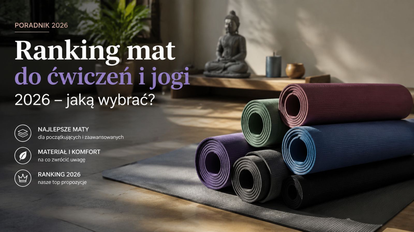 Ranking mat do ćwiczeń i jogi 2026 – jaką wybrać?