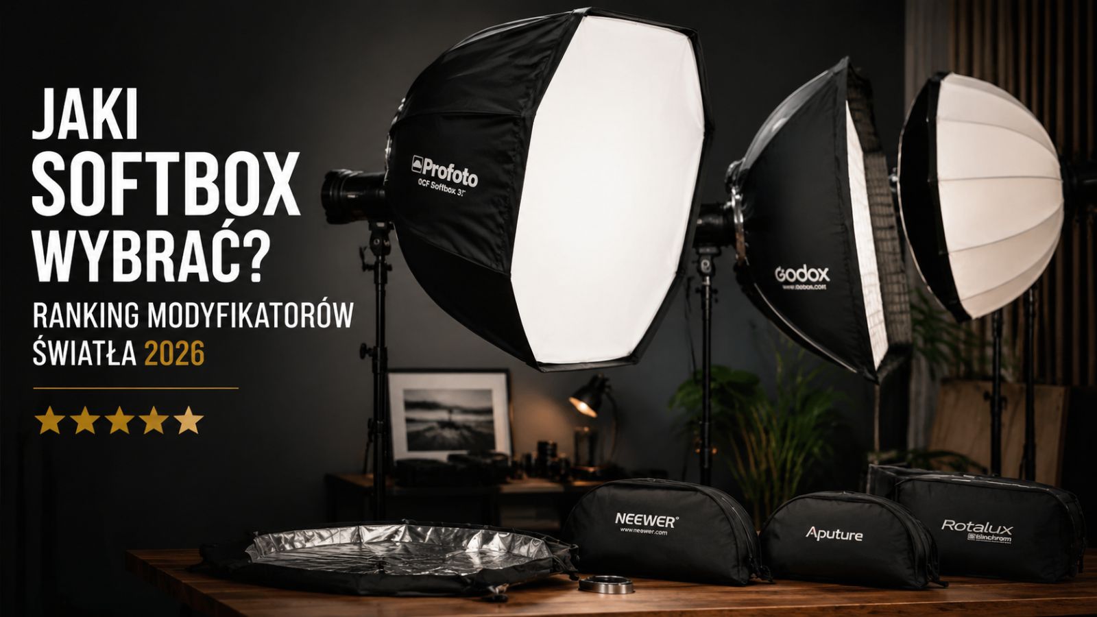 Jaki softbox wybrać? Ranking modyfikatorów światła 2026