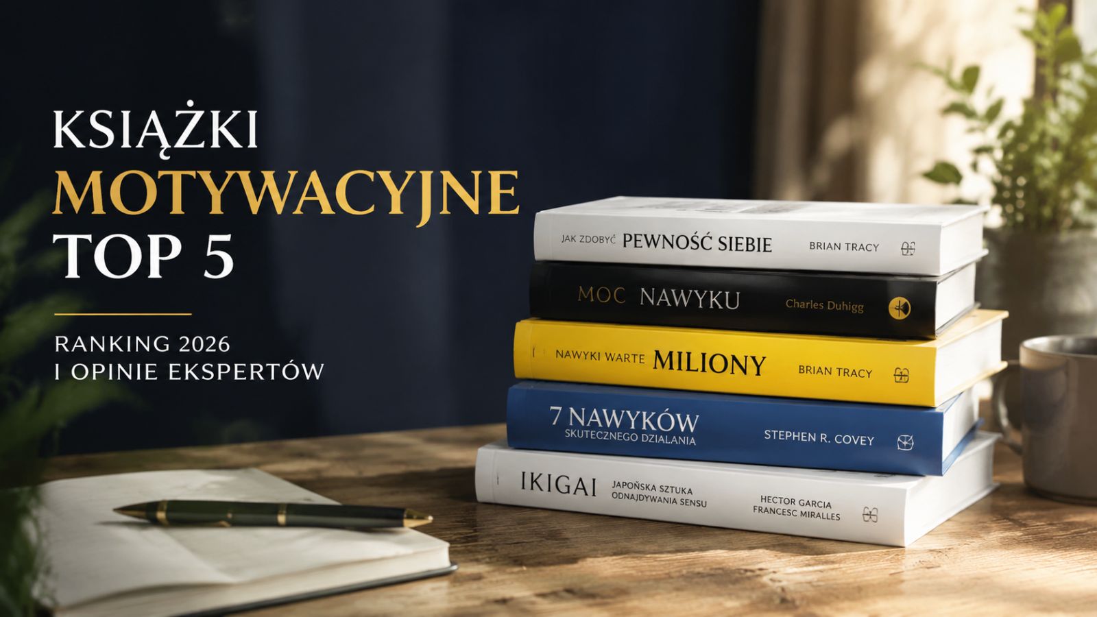 Książki motywacyjne TOP 5 – Ranking 2026 i opinie ekspertów