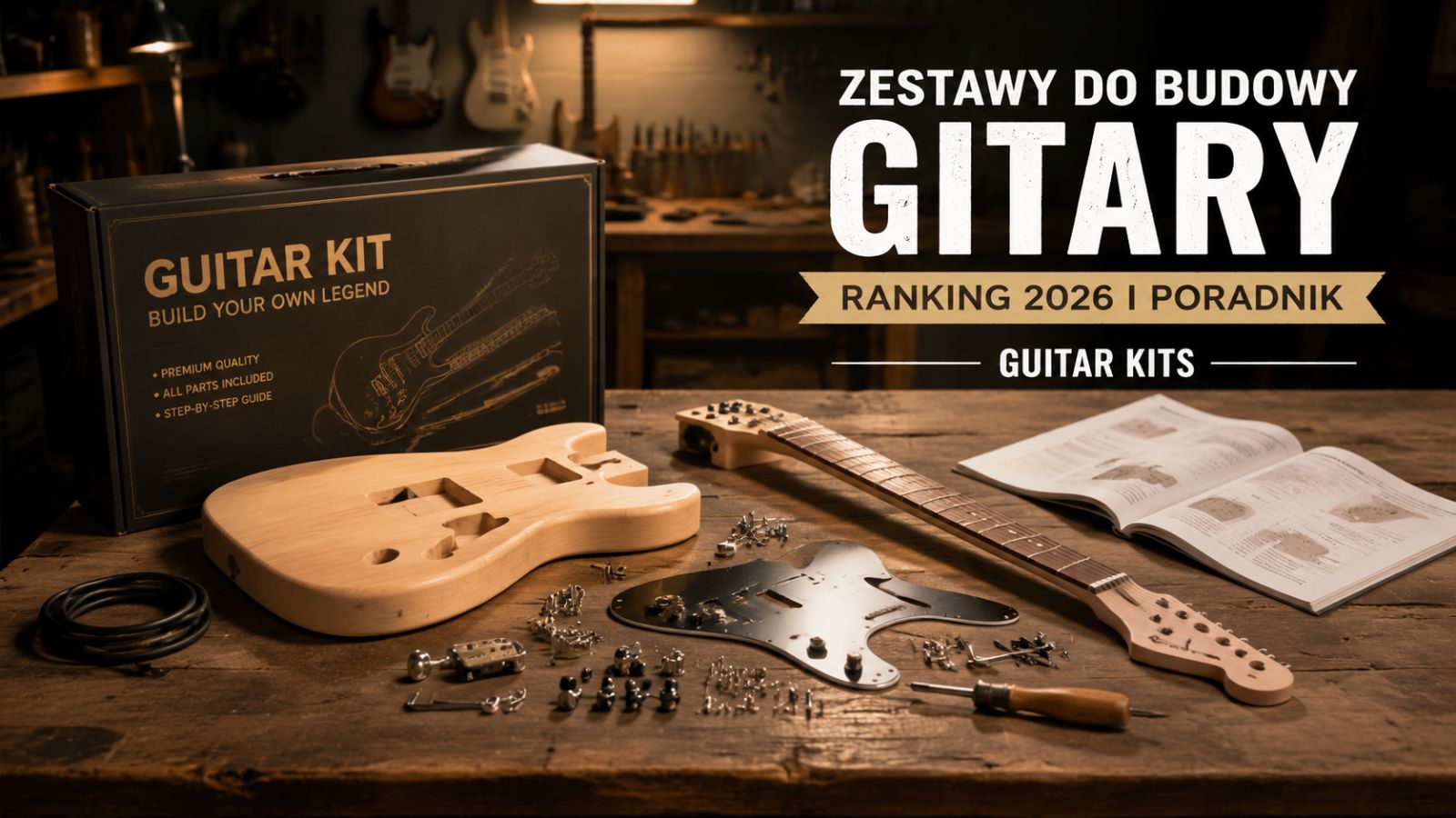 Zestawy do budowy gitary: Ranking 2026 i poradnik Guitar Kits