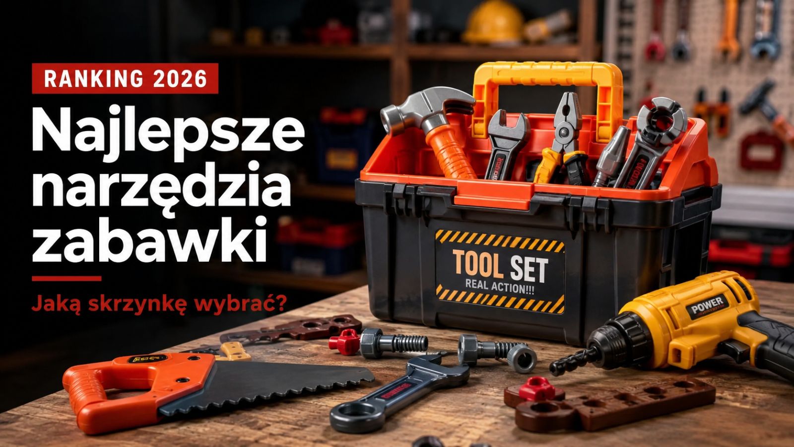 Najlepsze narzędzia zabawki – Ranking 2026. Jaką skrzynkę wybrać?