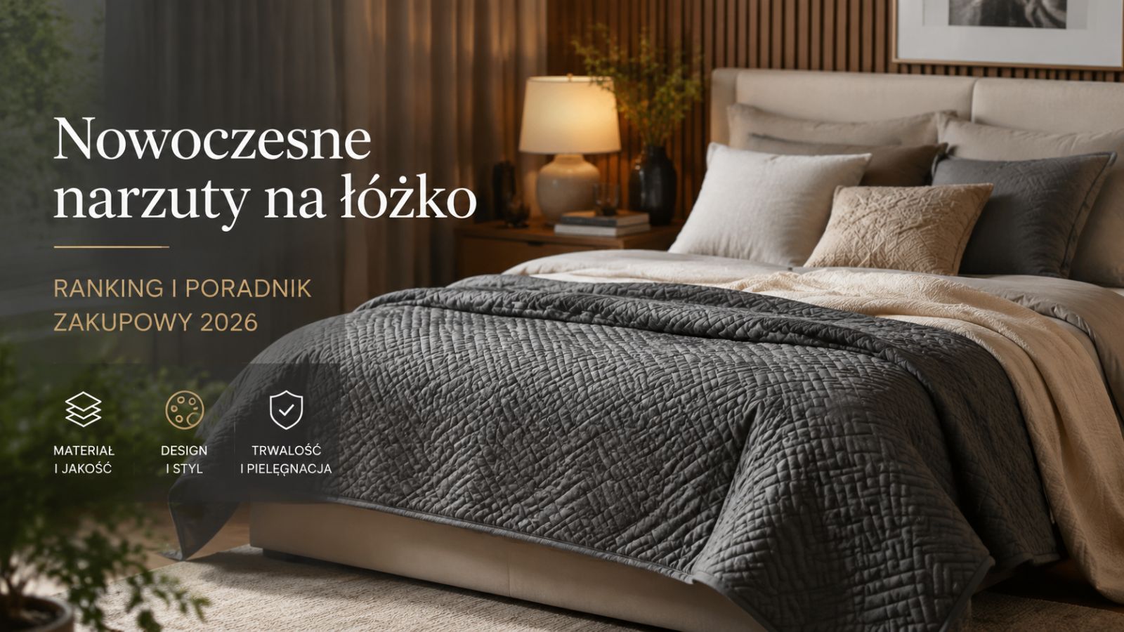 Nowoczesne narzuty na łóżko – ranking i poradnik zakupowy 2026