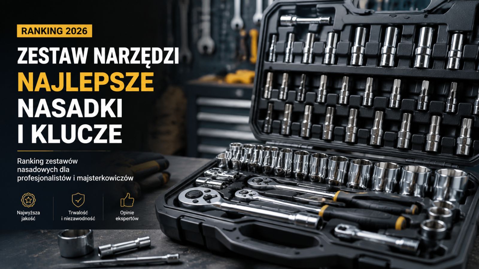 Zestaw narzędzi ranking 2026: Najlepsze nasadki i klucze
