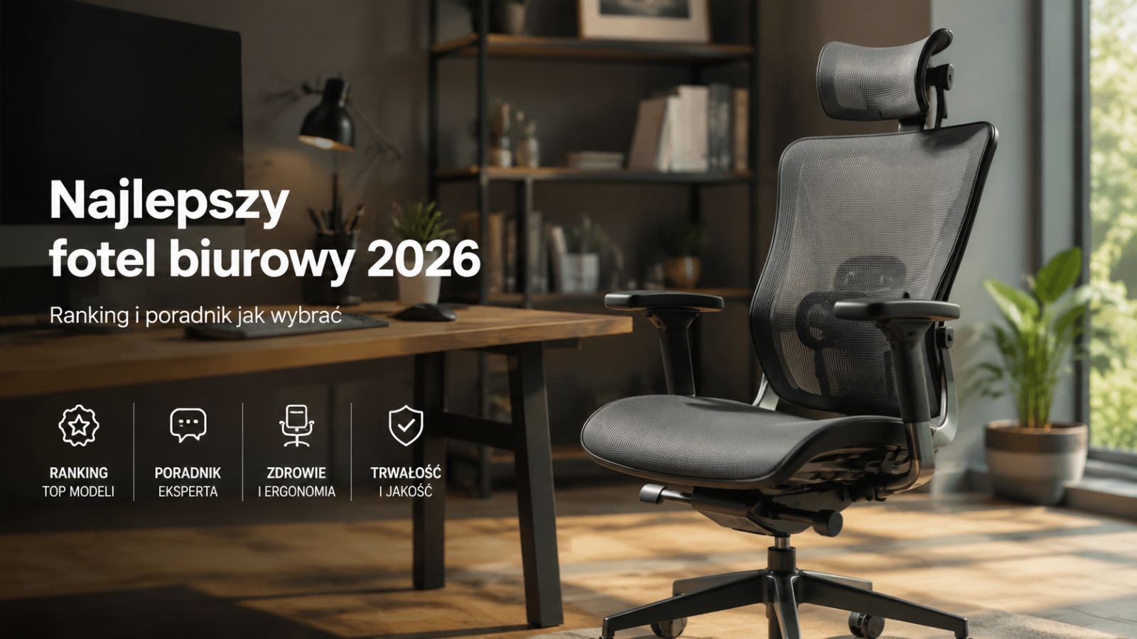 Najlepszy fotel biurowy 2026: Ranking i poradnik jak wybrać