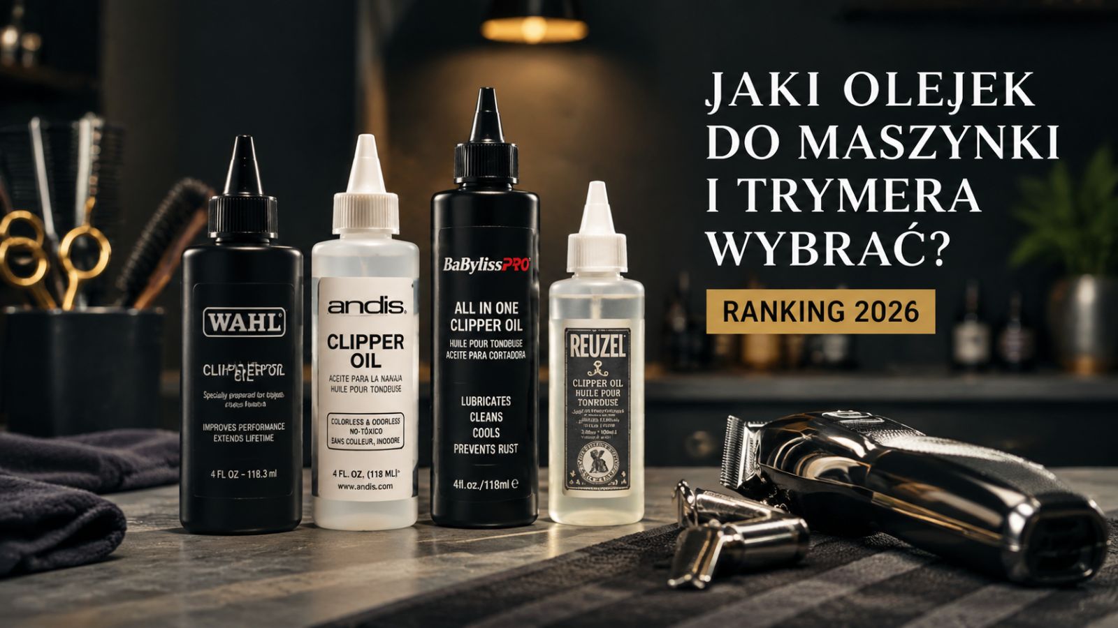 Jaki olejek do maszynki i trymera wybrać? Ranking 2026