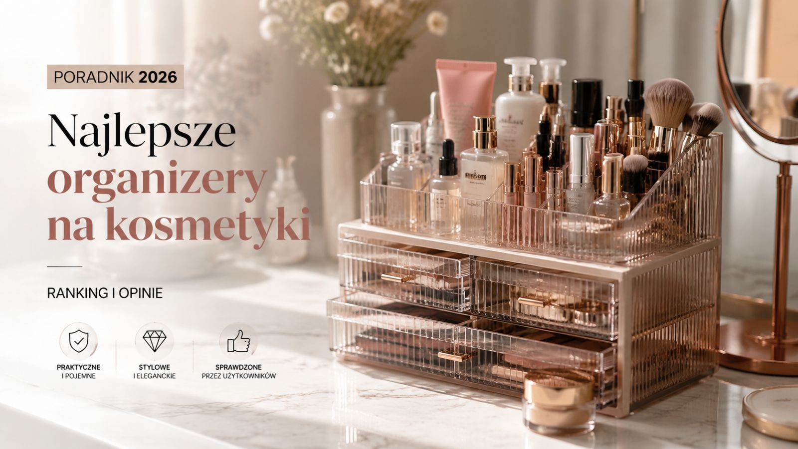Najlepsze organizery na kosmetyki – ranking i opinie 2026