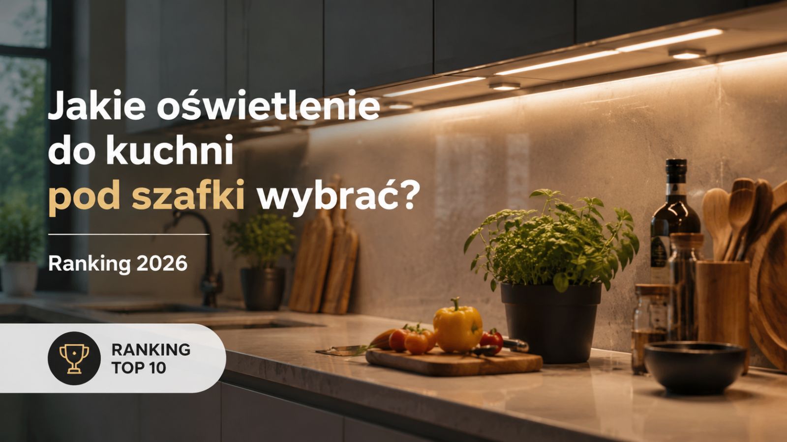 Jakie oświetlenie do kuchni pod szafki wybrać? Ranking 2026