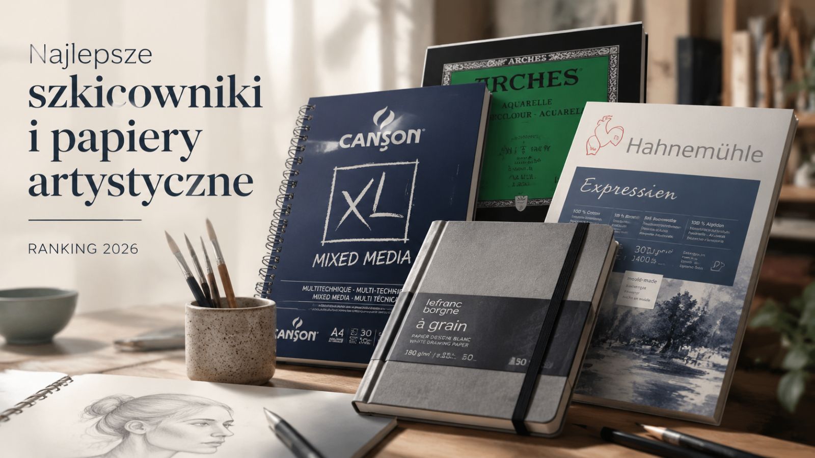 Najlepsze szkicowniki i papiery artystyczne – ranking 2026