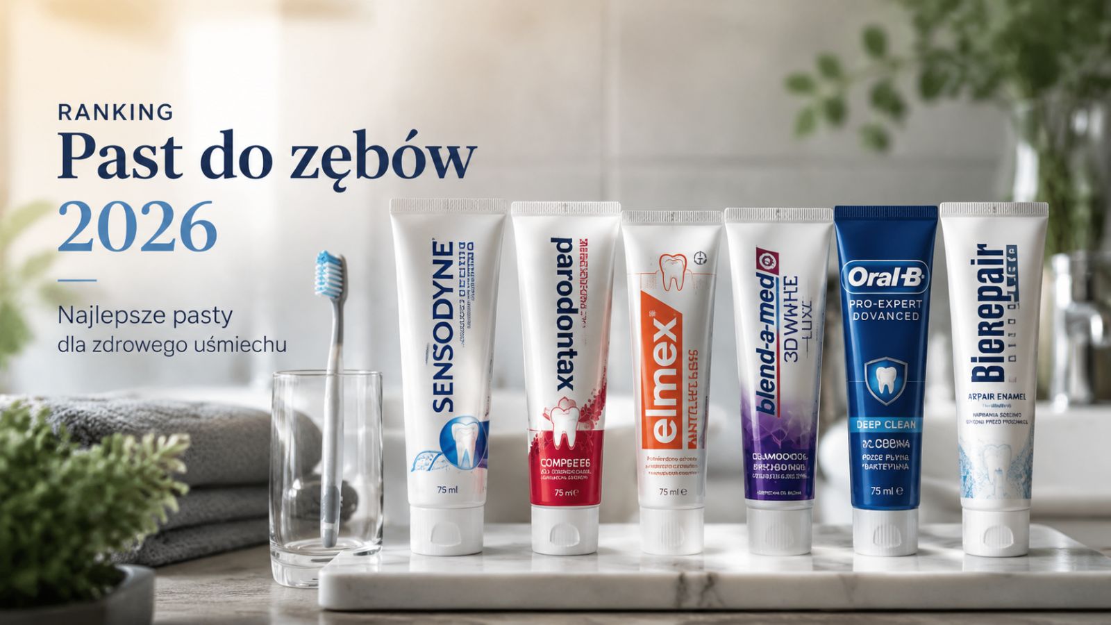 Ranking past do zębów 2026 – najlepsze pasty dla zdrowego uśmiechu