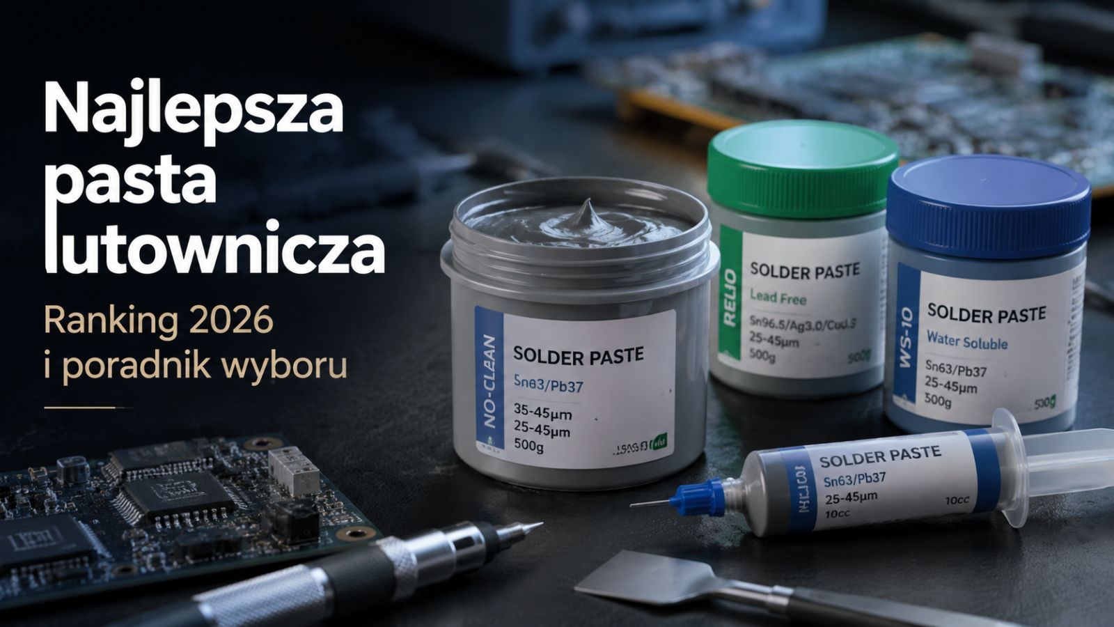 Najlepsza pasta lutownicza – Ranking 2026 i poradnik wyboru