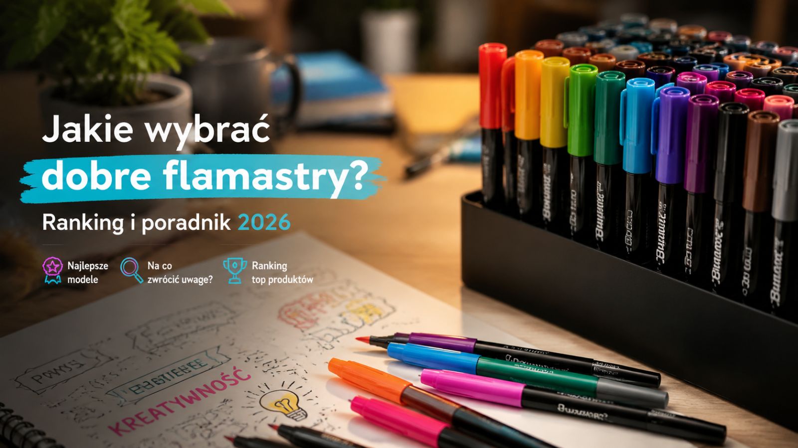 Jakie wybrać dobre flamastry? Ranking i poradnik 2026