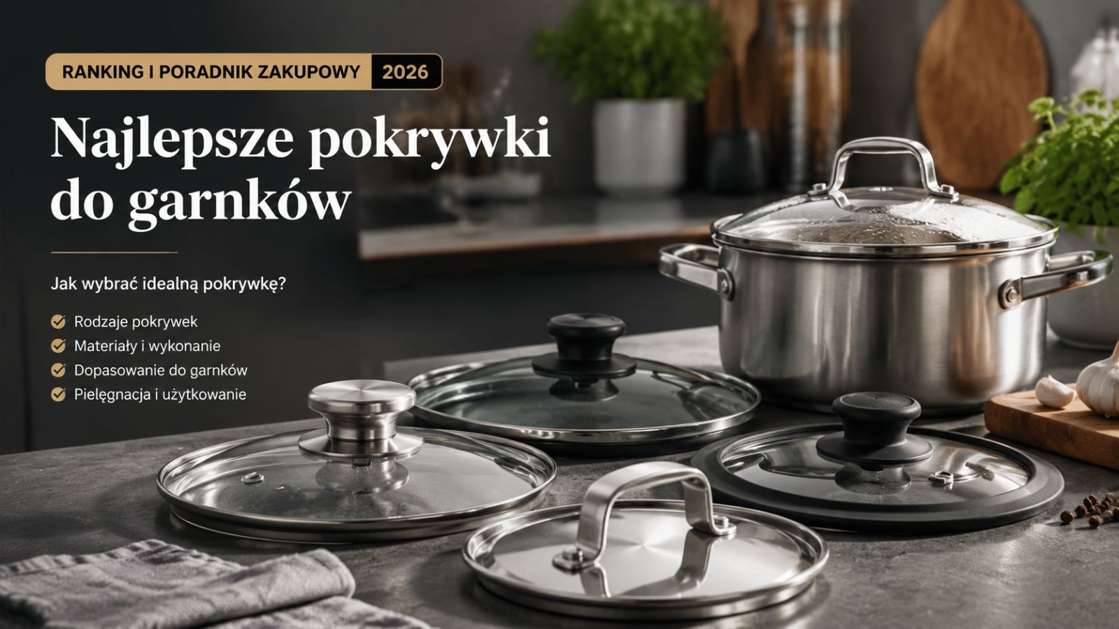 Najlepsze pokrywki do garnków – ranking i poradnik zakupowy 2026