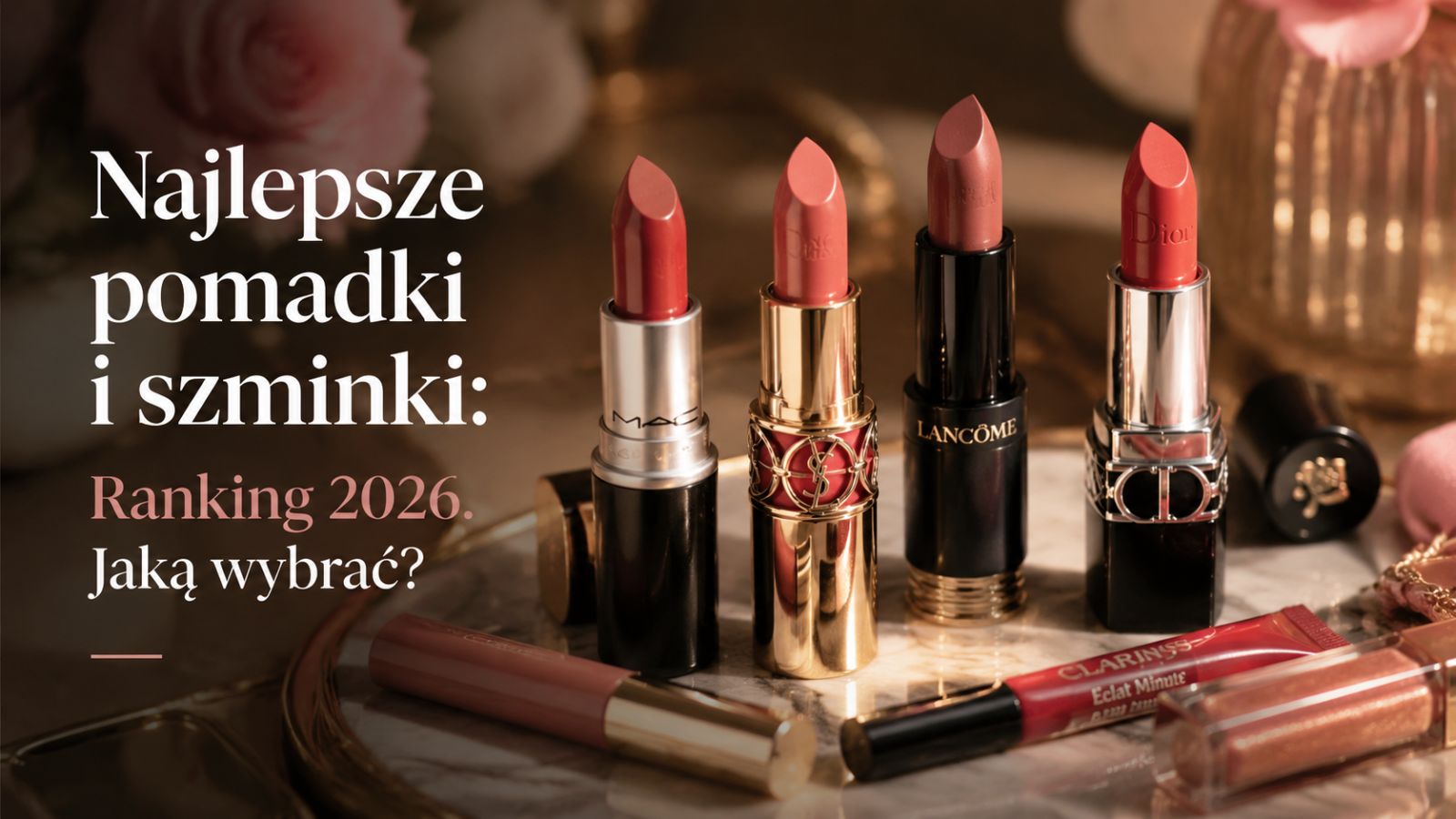Najlepsze pomadki i szminki: Ranking 2026. Jaką wybrać?