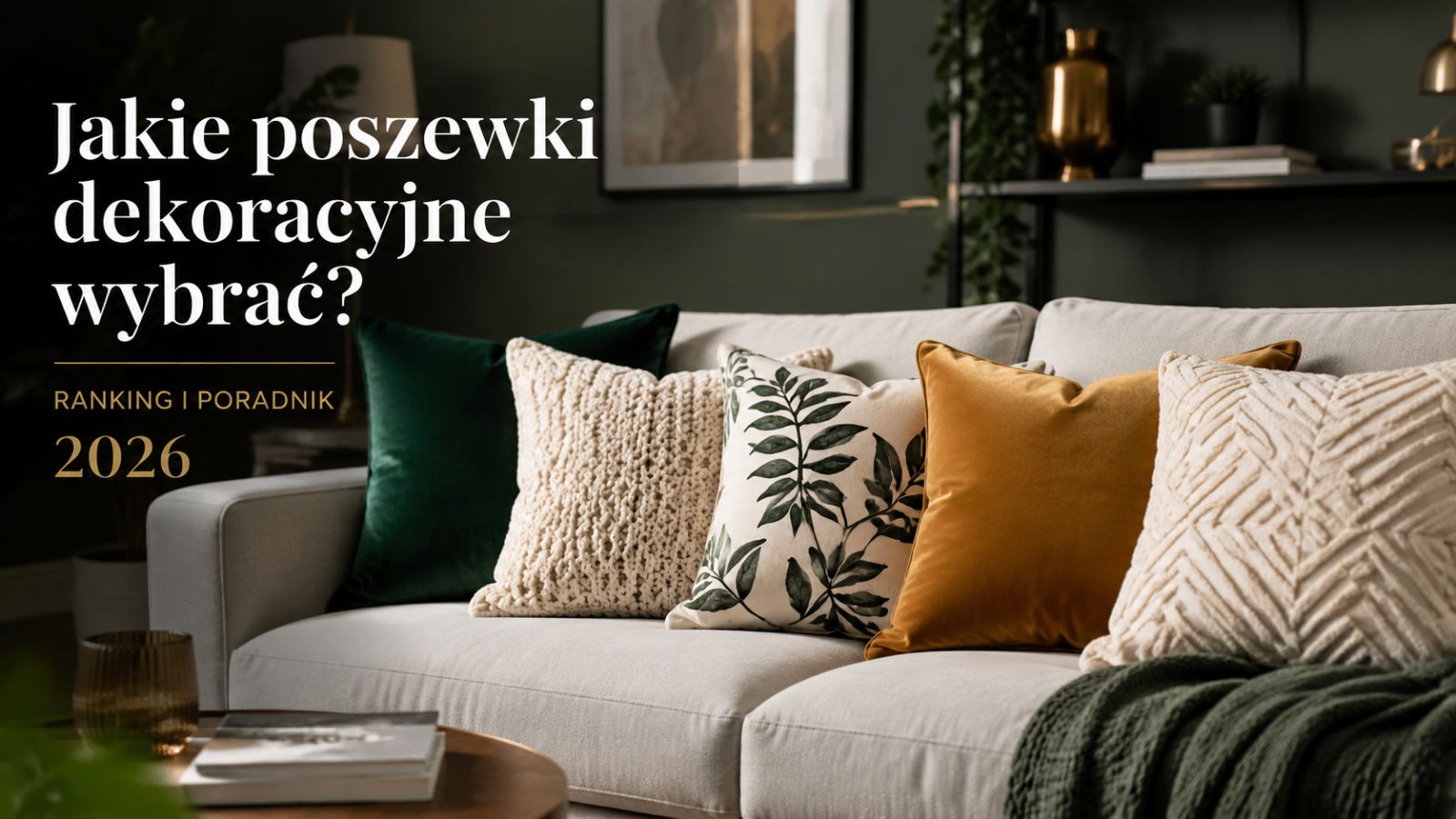 Jakie poszewki dekoracyjne wybrać? Ranking i poradnik 2026